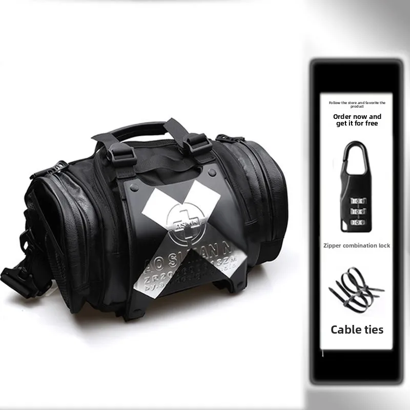 

Multi-functional Side-Pack Cycling Bag Single-Side Waterproof Customized for Xiao Niu Rainproof Large-Capacity Hanging Bag