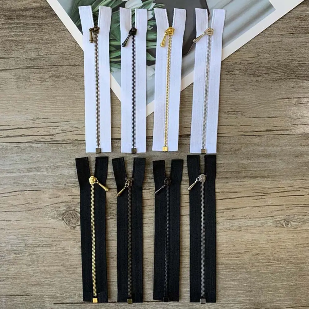 Nuevo 8 estilos 10*2cm cremalleras para ropa apliques Mini cremallera costura hecha a mano Scrapbooking