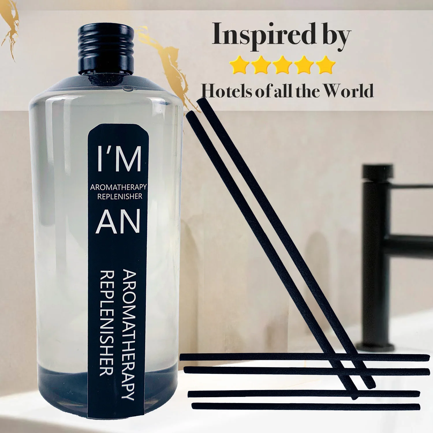 500ml aromaterapia reposición Hotel Hilton té blanco Marriott Freesia fragancia Reed difusor recarga aceite esencial Perfume