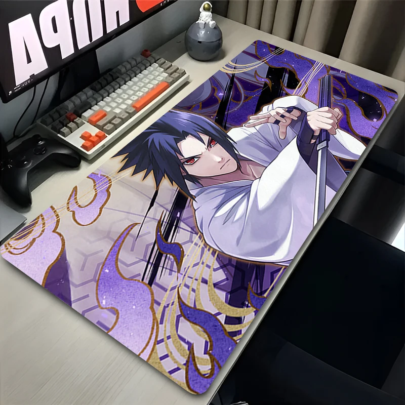 Mouse Pad Non-Slip Rubber mousepads Game player notebook computer Pad table mat PC carpet N-NARUTOS Sasuke Mousepad XL XXL XXXL