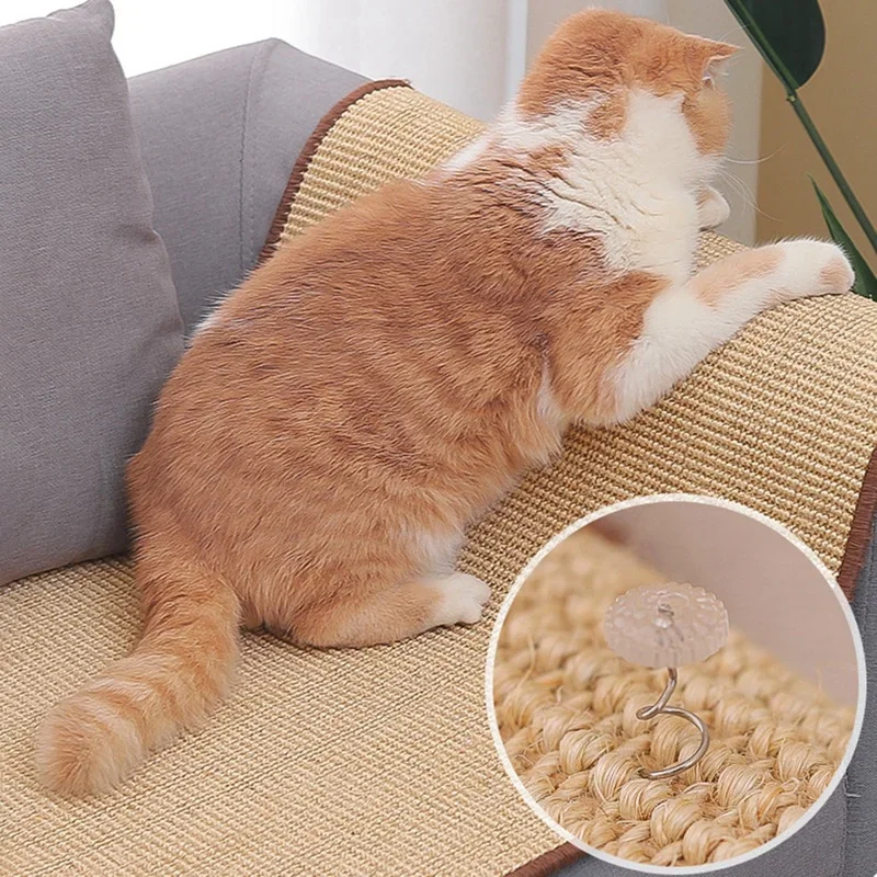 Cats Scratcher Sisal Mat Board For Sharpen Nails Cats Tree Cats Scratching Post Sofa Mats Furniture Protector