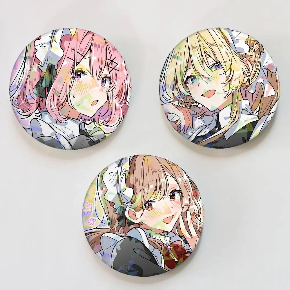 Anime There's No Freaking Way I'll Be Your Lover Unless Round Badge for Backpack Accessories Laser Lapel Pins Jewelry Gifts