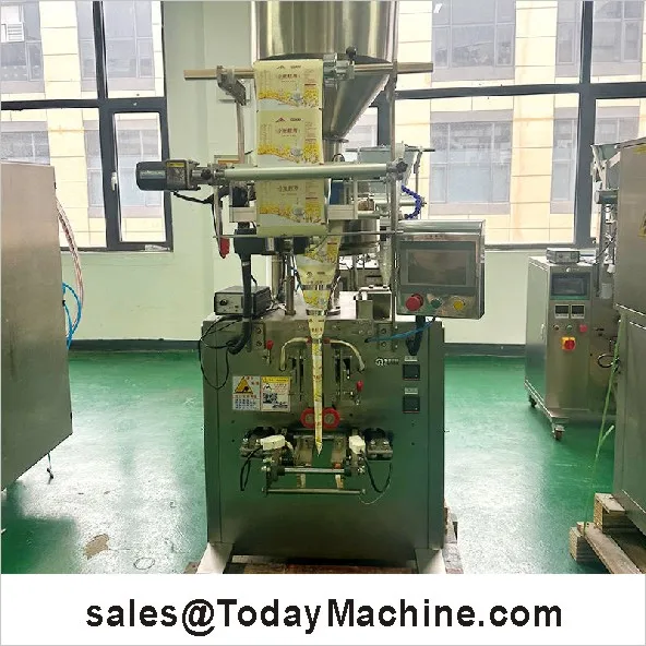 Corner Stick Pack Fine Powder Auger Filling Machine for Instant Coffee Matcha Elongated Sachet Industrial Wrapper Sealer