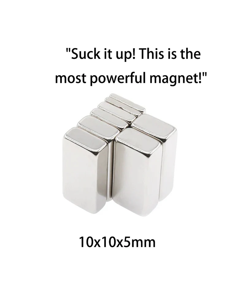 10x10x5 Ferrite Square Imas Magnetic Ement N35 magneti per frigorifero sfere magnetiche per saldatura Super resistenti magnete in gallio per auto