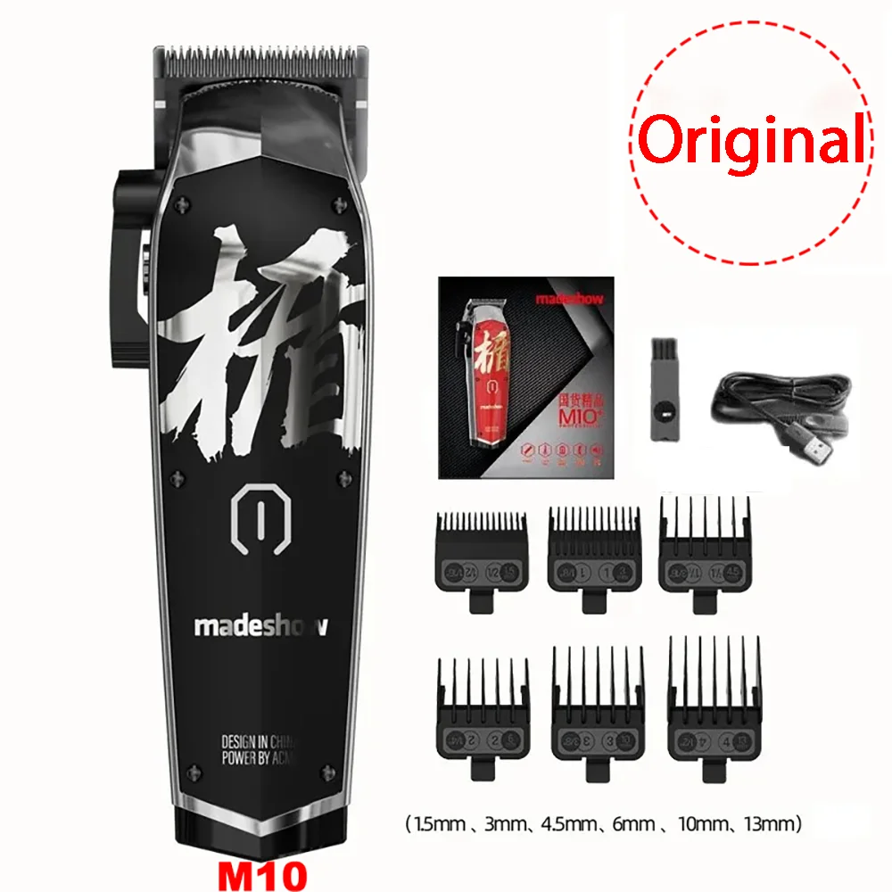 Madeshow M10 M11 Haarsnijder Heren Professionele Olie Hoofd Tondeuse Titanium Plated Keramisch Mes 7000 Rpm Kapsalon Trimmer