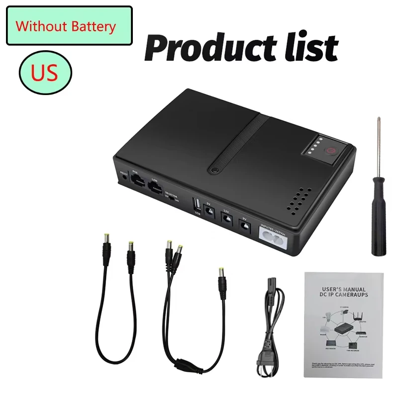 US Plug NO Battery