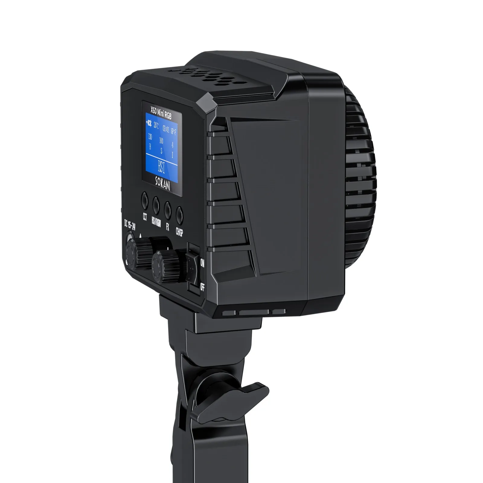 【DO BRASIL】Sokani X60 Mini RGB 60W LED Luce video Bowens Mount per fotografia Registrazione video Riprese all'aperto Controllo APP