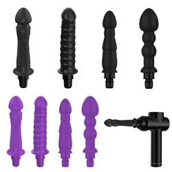 Accessori per pistola per massaggio testa del sesso teste in Silicone per vibratori a percussione per pistola per massaggio Fascia per uomo femminile