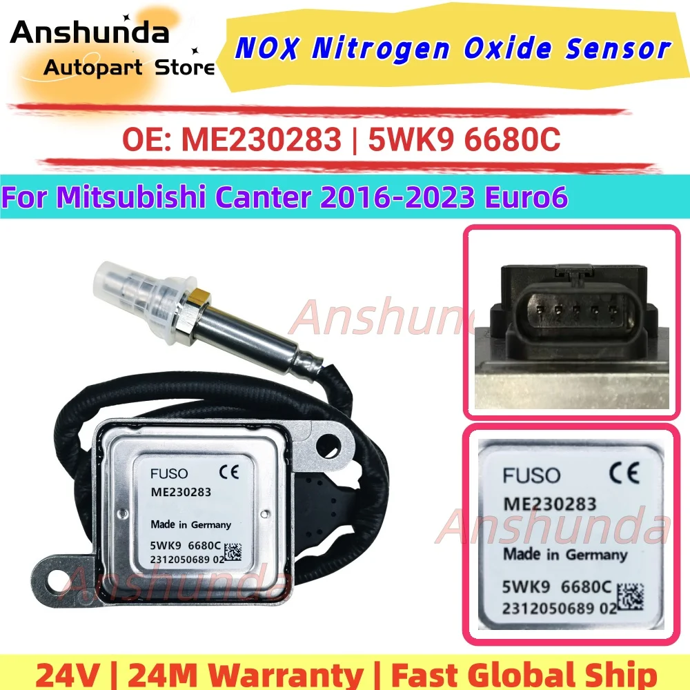 ML230283 5WK9 6680C NOx Nitrogen Oxide Oxygen Sensor for Mitsubishi Fuso Truck Engine SCR Emission System OEM