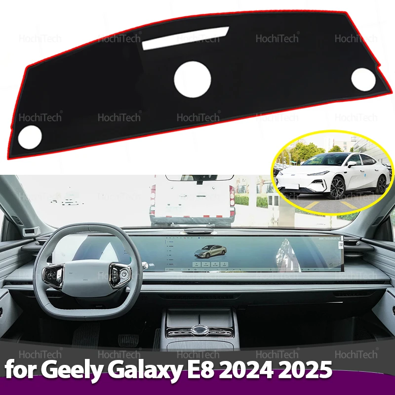 

Для Geely Galaxy E8 2024 2025 крышка приборной панели автомобиля, избегайте световой коврика, коврик для приборной панели, ковры, аксессуары для автомобильного козырька