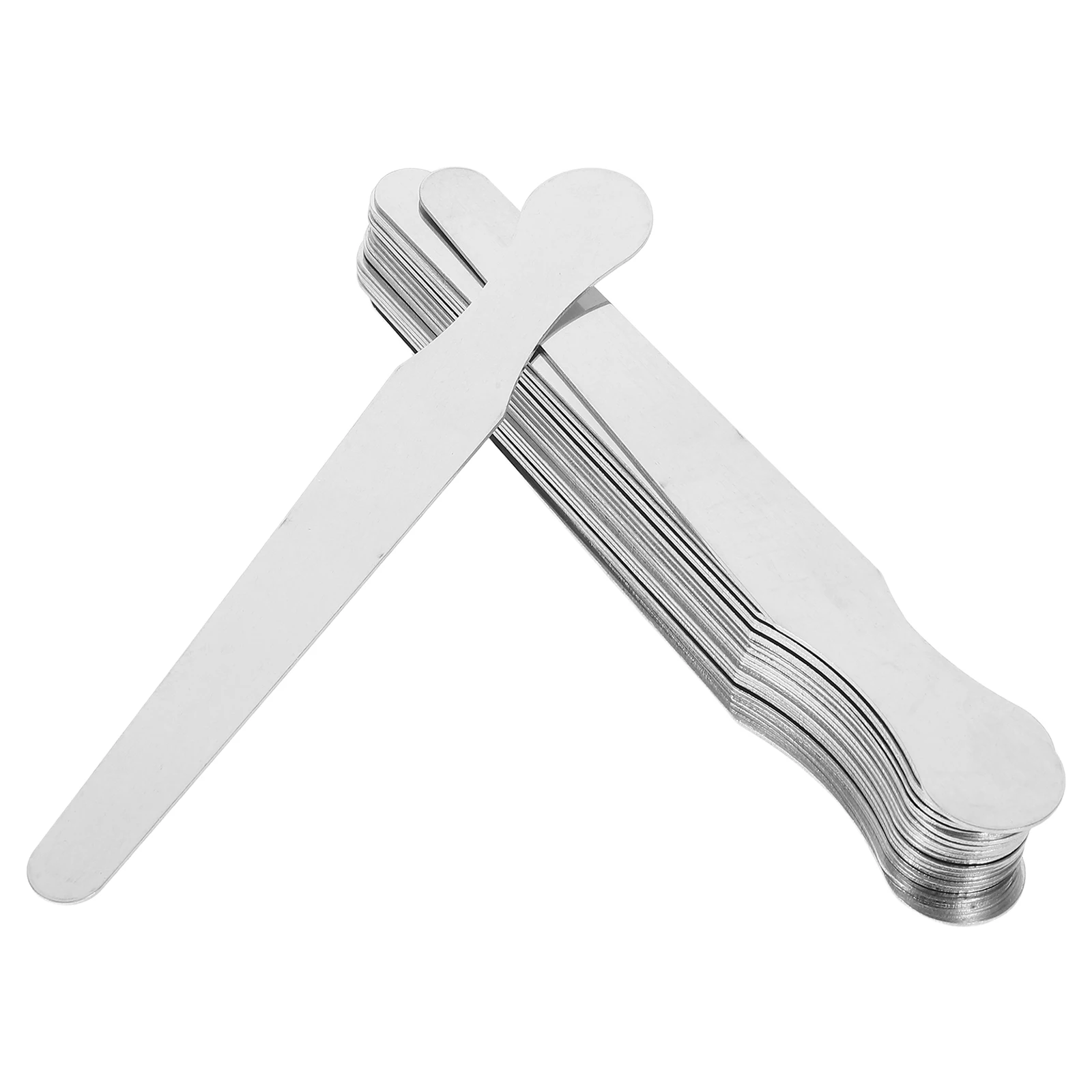 

Spatula Stainless Tongue Scraper Metal Craft Sticks Medical Examination Tools