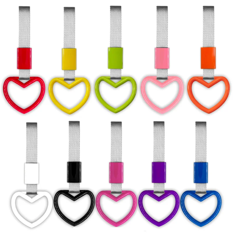 

Train Bus Handle Drift Charm Strap Heart-shaped Hot-selling Rear Bumper Drift Charm Strap Warning Ring Auto Exterior Accessories