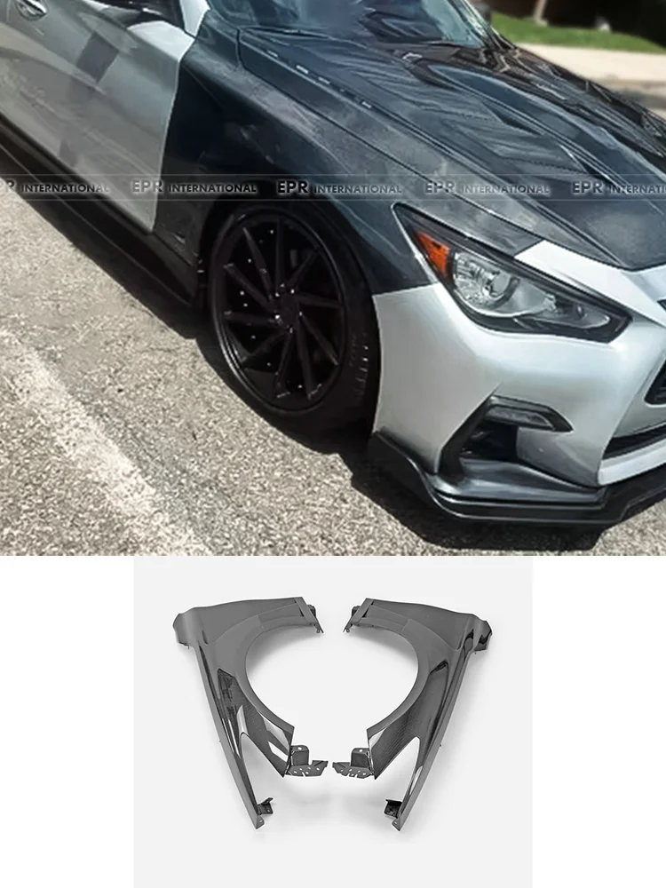 

For Infiniti Q50 V37 EPA Type 2 Front Vented Fender Without Upper Vent for 2014 - Present Models