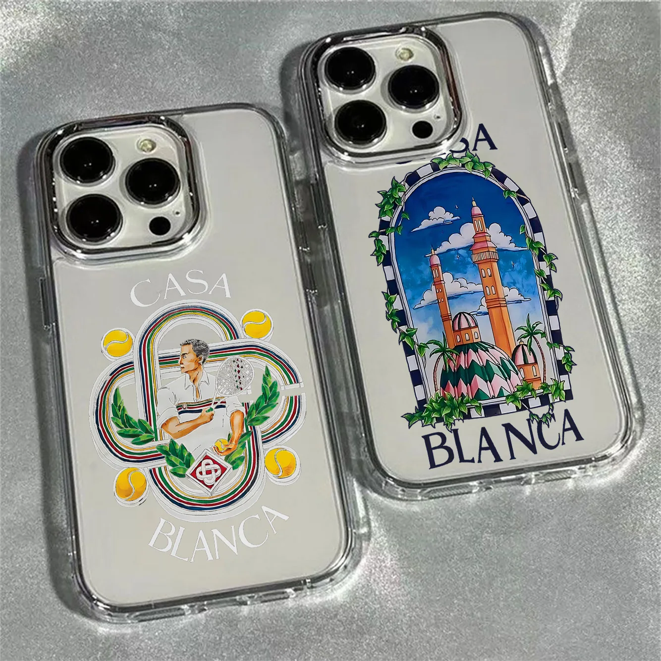 Heiß begehrte Casablanca Handyhülle für iPhone 17 16e 16 15 14 13 12 11 mini Pro Max X XR XSMAX 8 7 Air Plus – Transparente, weiche Schutzhülle