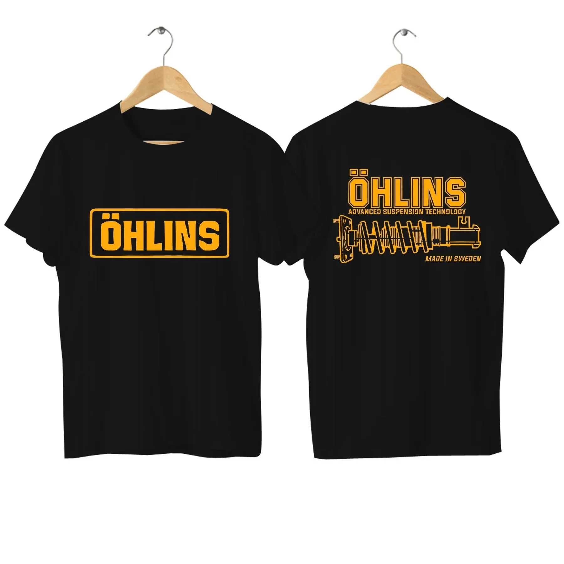 2024 Men T Shirt Casual Ohlins Suspension T-shirt Graphic Oversized Sports Tops Breathable Comfortable Streetwear S-3XL Cool Tee