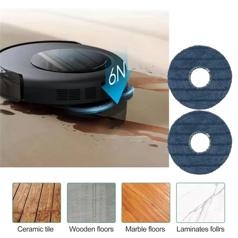 

ABMH-Чистящие тряпки для Anker Eufy Sweeper Omni C20, аксессуары, запасные части для пылесоса