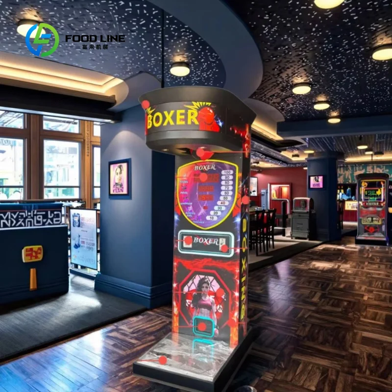 Customized Wholesale Electronic Boxing Machine Coin Operated Boxing Arcade Game Machine Amusement Boxing Game Vending Machine
