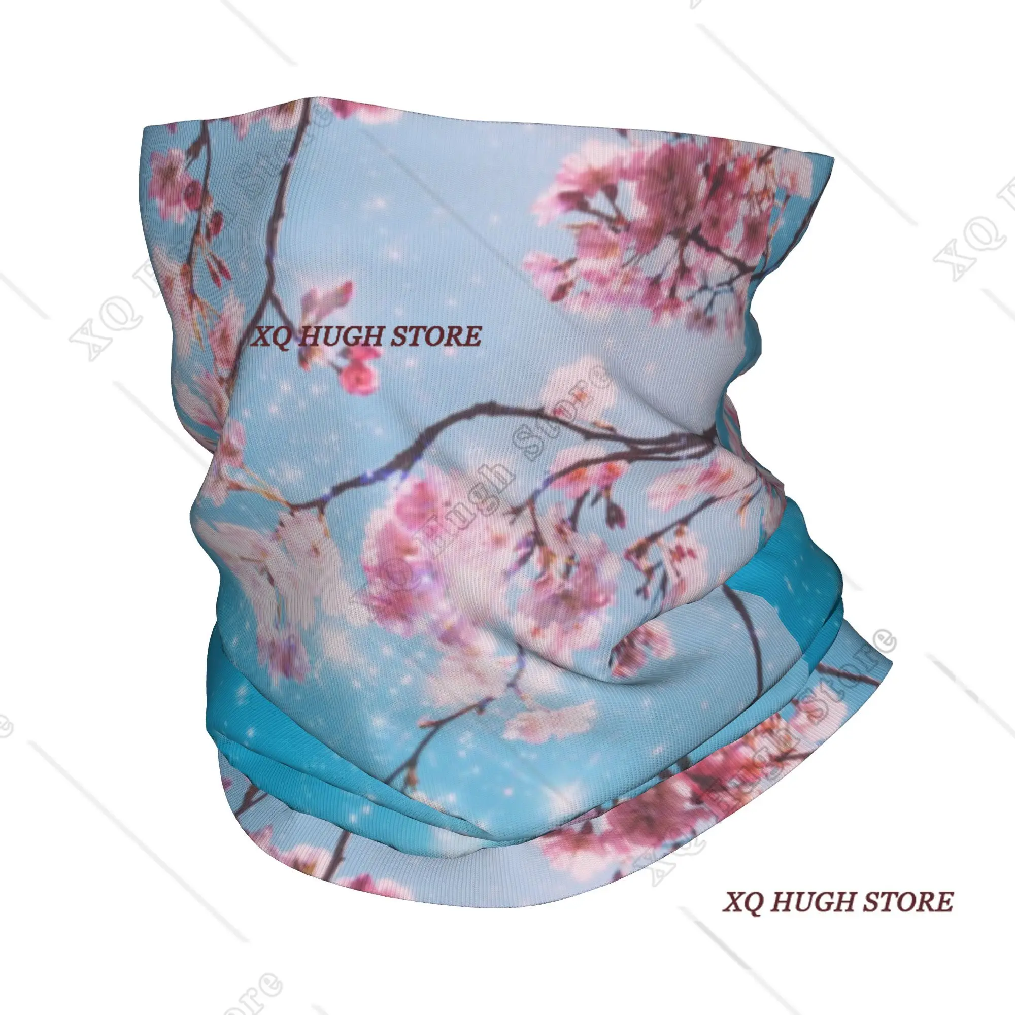 

Эстетическая бандана с вишневым цветком, гетры, ветрозащитный шарф для лица, чехол для мужчин и женщин, повязка на голову с цветочным принтом сакуры, трубка, Балаклава