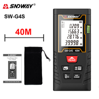 SNDWAY  Accurate Laser Rangefinder 40M 80M Laser Tape Measure Digital Roulette with Distance/Area/Volume/Self-calibration