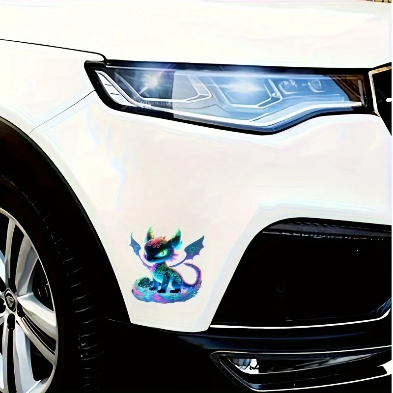 1PC Charming Colorful Dragon Motorcycle Stickers for Fuel Tank Waterproof Sunscreen DIY Car Trunk Bumper Windows Vinyl Decals - view 6
