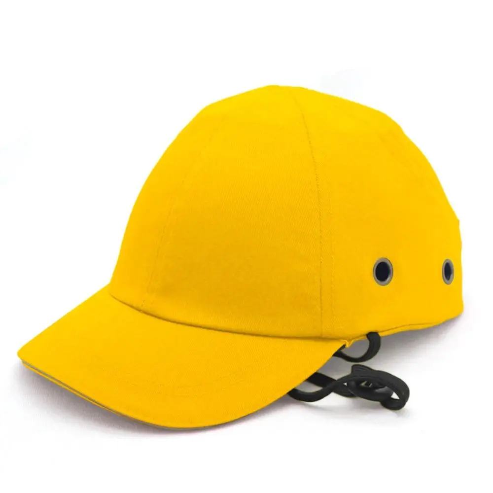 Durable Multicolor Bump Cap ABS Lightweight Anti-collision Baseball Hat Work Safety Breathable Hard Inner Shell Hat Sport