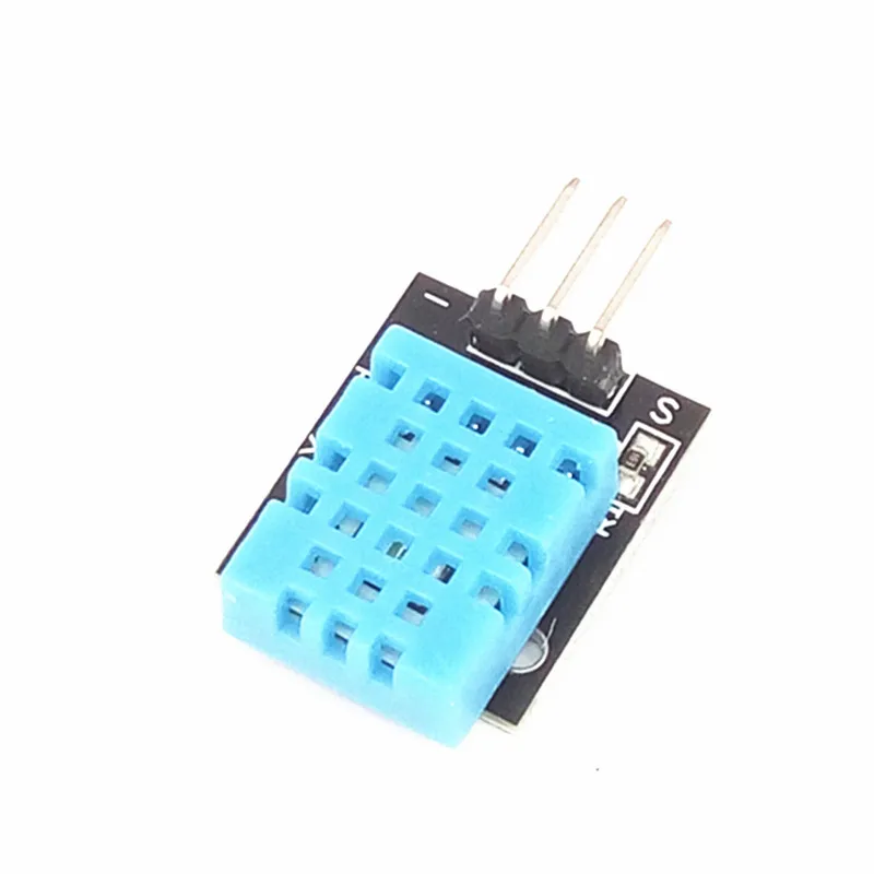 10 pçs/lote DHT-11 módulo sensor de temperatura e umidade dht11 blocos eletrônicos módulo sensor para arduino