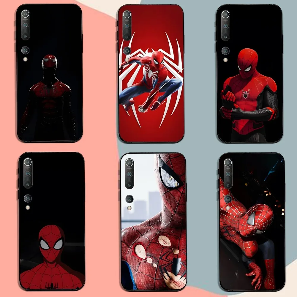 S-Spider-Man Phone Case For Xiaomi 11 Redmi Note 11 5G 8T 9A 9 10T Note8Pro Note9 12SUltra Black Case