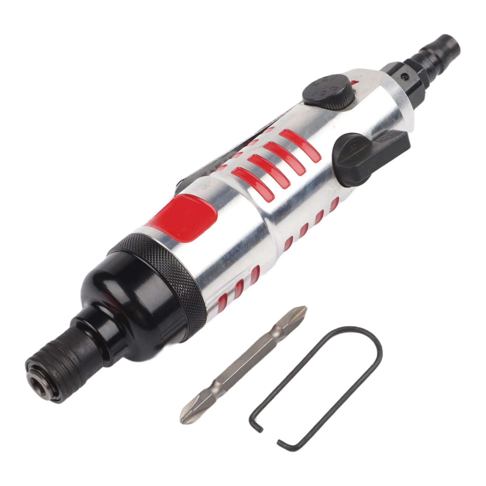 Precision Pneumatic Screwdriver for Woodworking with Stepless Control System Compatible with Standard 5S and For 8S Fasteners