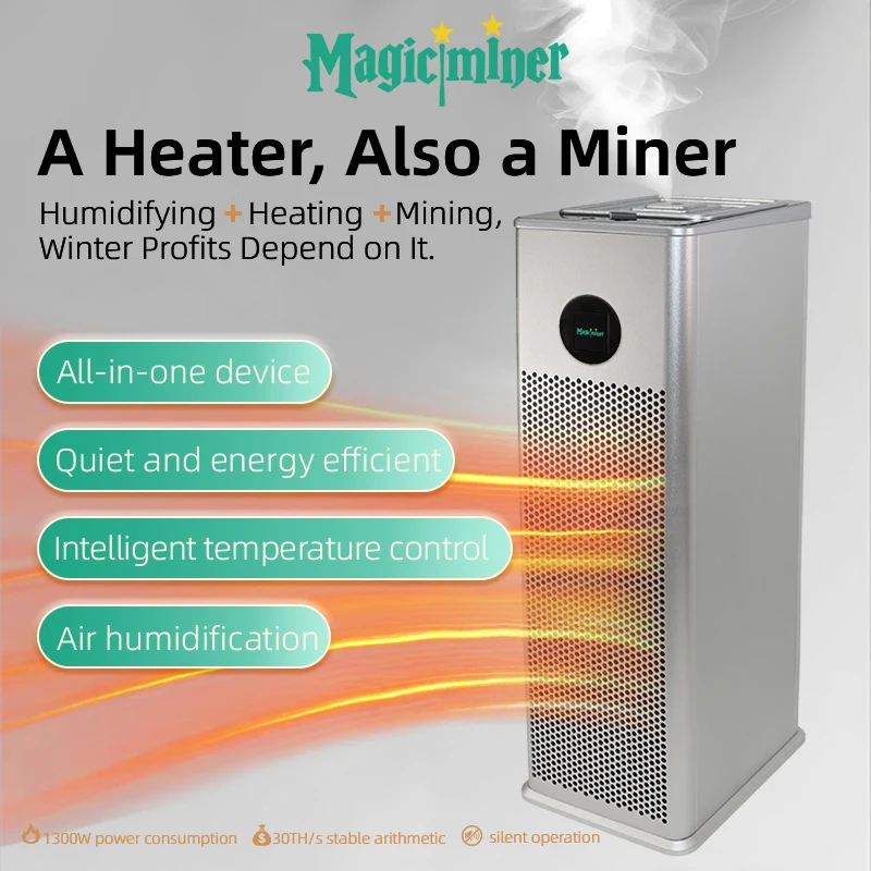 Magicminer FM01 30TH/s SHA-256 Miner + سخان 1300 وات + مرطب 1.5 لتر |   التعدين BTC/BCH #2