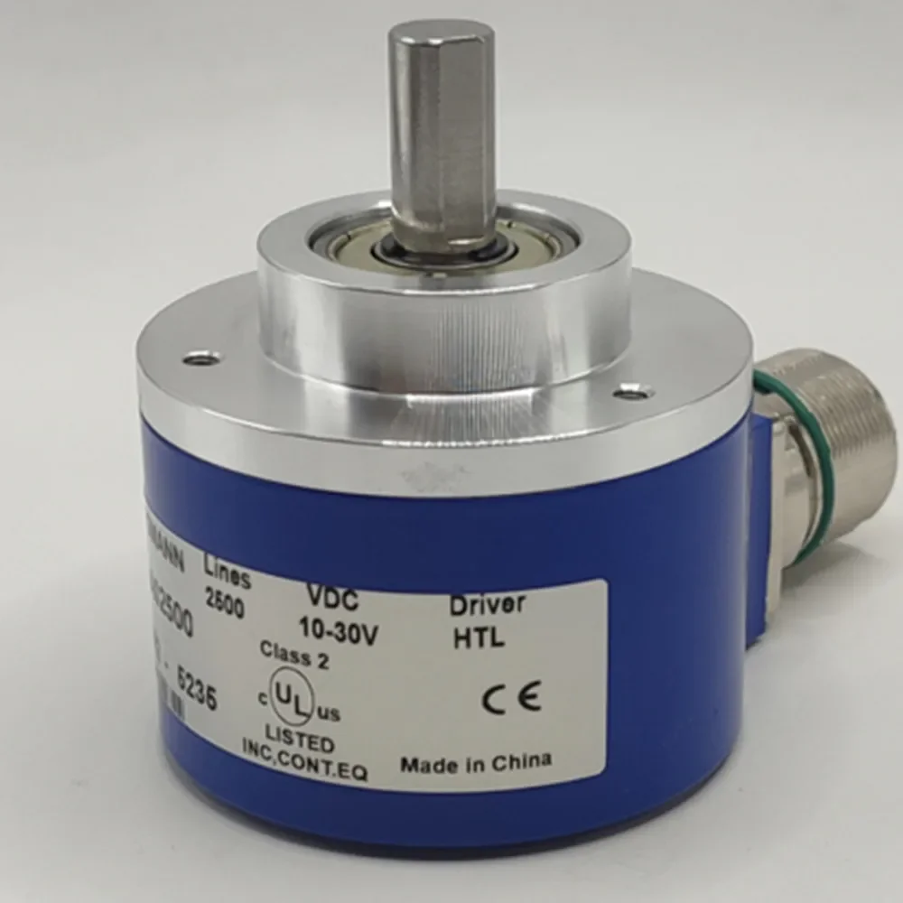 Encoder rotativo con codificatore ad albero solido 2500PPR DGS60-G4A02500