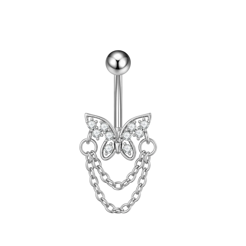 Chain Tassel Dangled Belly Piercing Ring, Gift