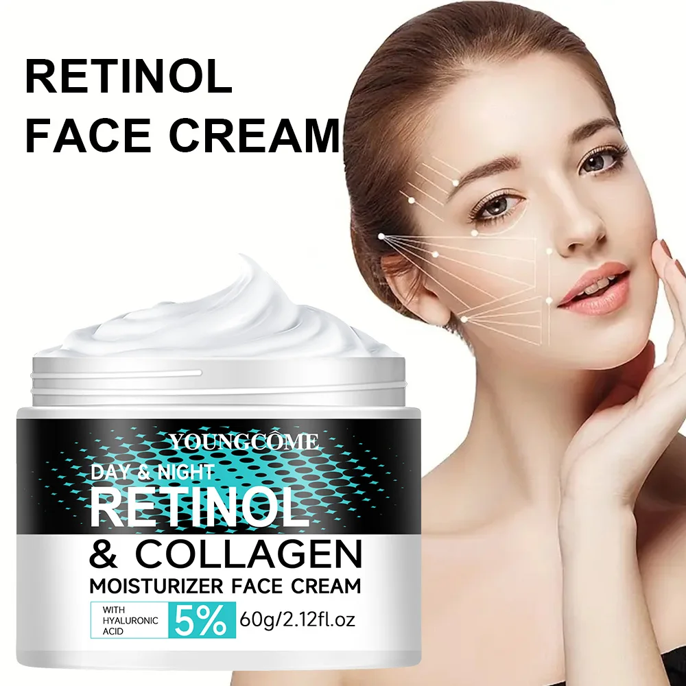 Retinol Anti Aging Face Cream and Collagen Face CreamMoisturizing Shrink Pores Whitening Vitamin Retinol,moisturizing dry skin