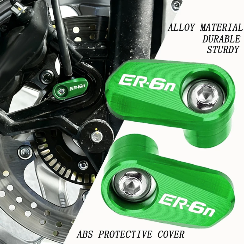 

Motorcycle CNC Front Rear Wheel ABS Sensor Protector Guard Cap For KAWASAKI ER-6n ER-6f EX-6 ER6N ER6F EX6