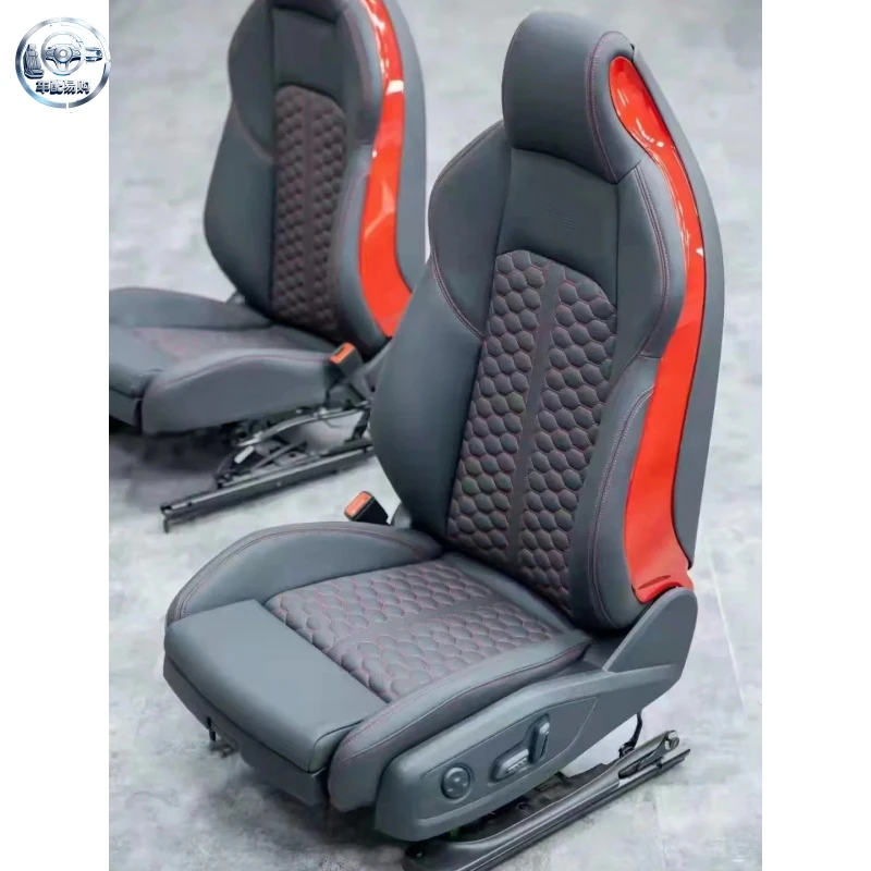 Wholesale New Customized Luxury Leather Interior Accessories Electric Car Racing Sport Seat Suitable for Audi RS6 RS7