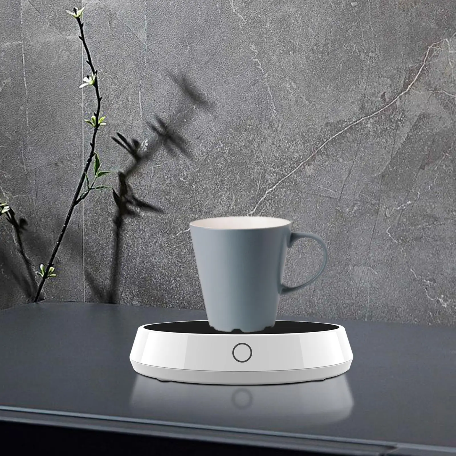 ที่รองแก้วอุ่นแก้ว USB สำหรับกาแฟร้อนสวิตช์อุ่นอัตโนมัติ