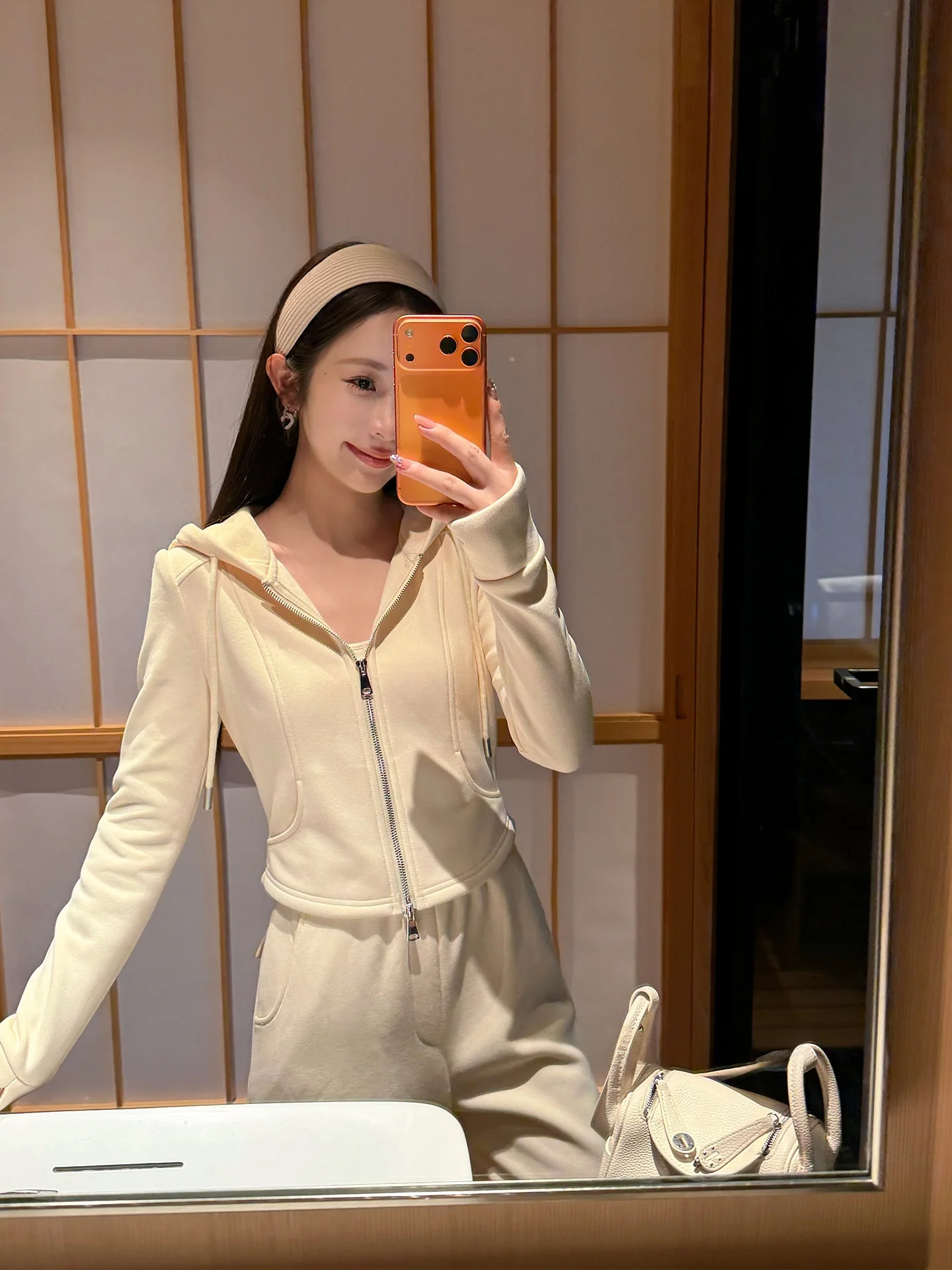 

Women's Fce Lined Hoodie Knitted Spring Casual Slim Fit Cardigan Jaet Cotton Polyester Blend Zipper Closure ort Sle