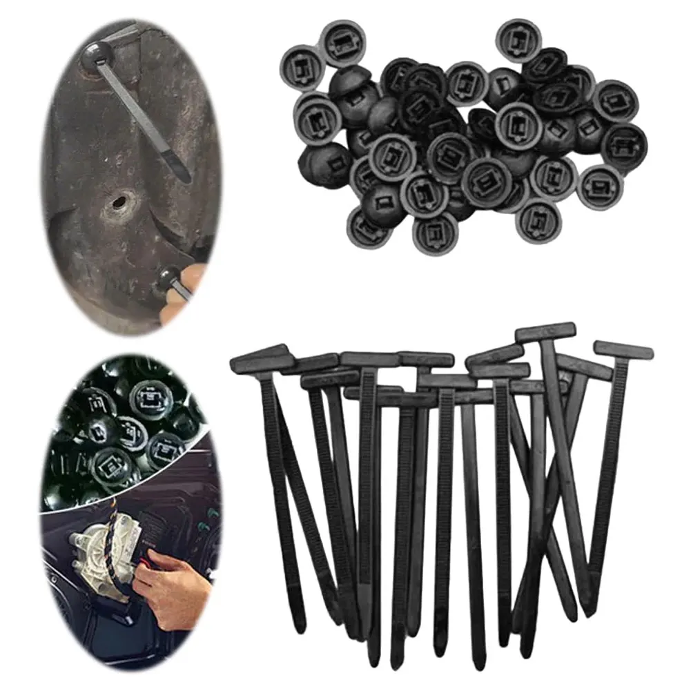 ربطات عنق بسحاب كابل من النايلون، ربطات عنق بسحاب شديدة التحمل، مشبك ربطة كابل عالمي للإصلاح اليومي للسيارة #1