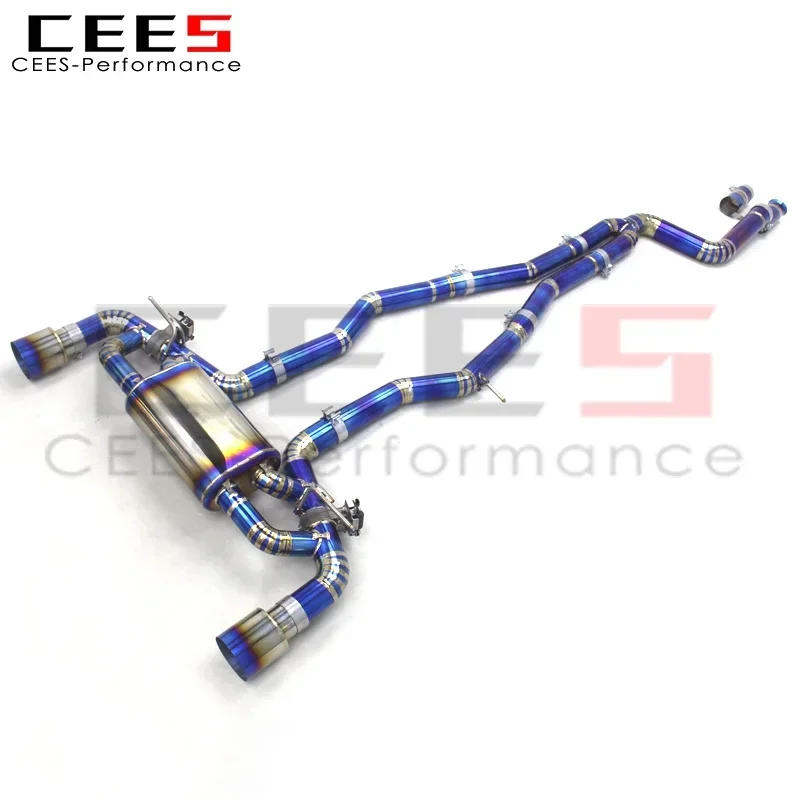 CEES Catback Exhaust Pipes For Toyota Supra A90 3.0T 2020-2023 Titanium Escape Exhaust Pipe Muffler System