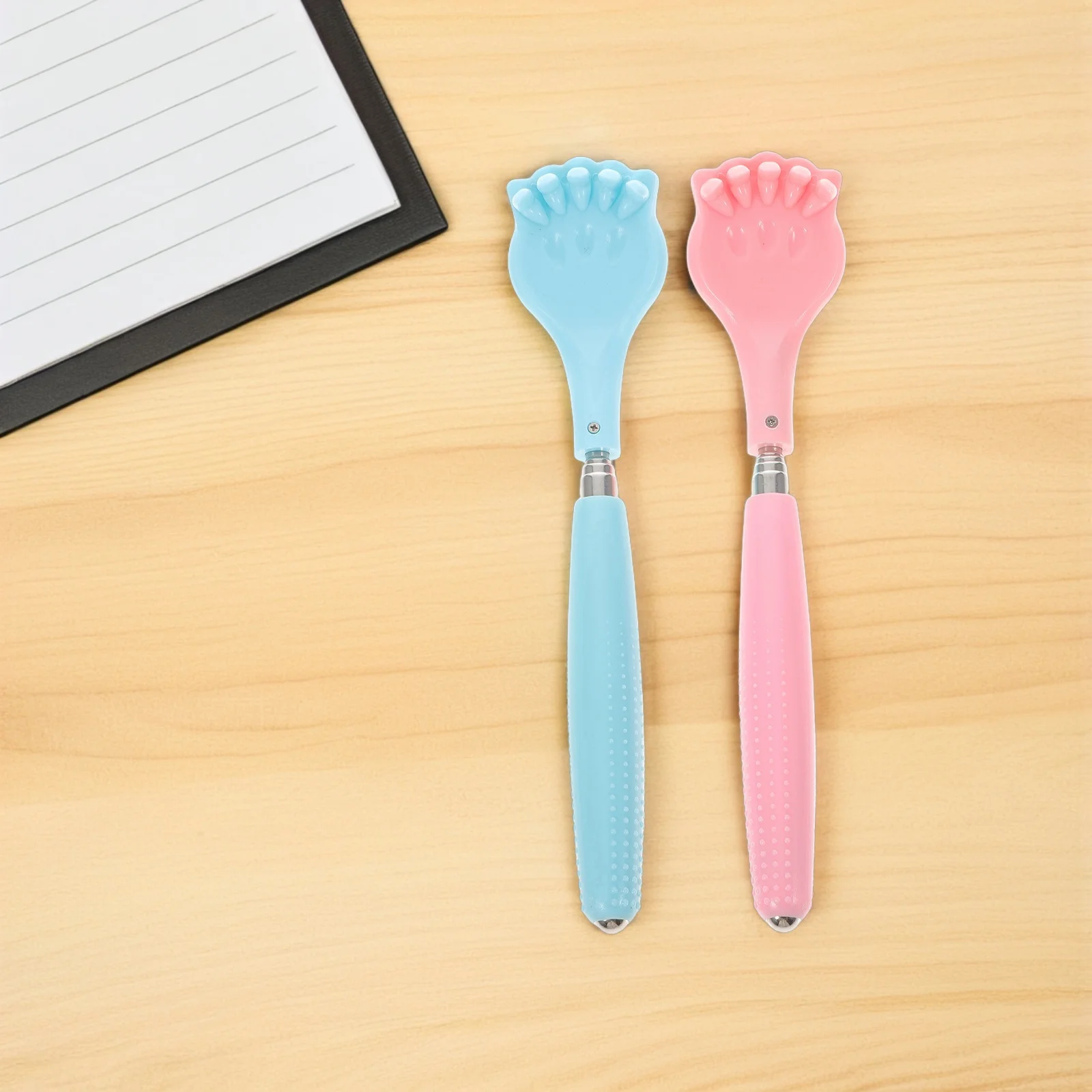 

4Pcs Extendable Back Scratcher Cat Claw Portable Telescopic Self Massage Tool Handheld Back Massager for Itch Relief