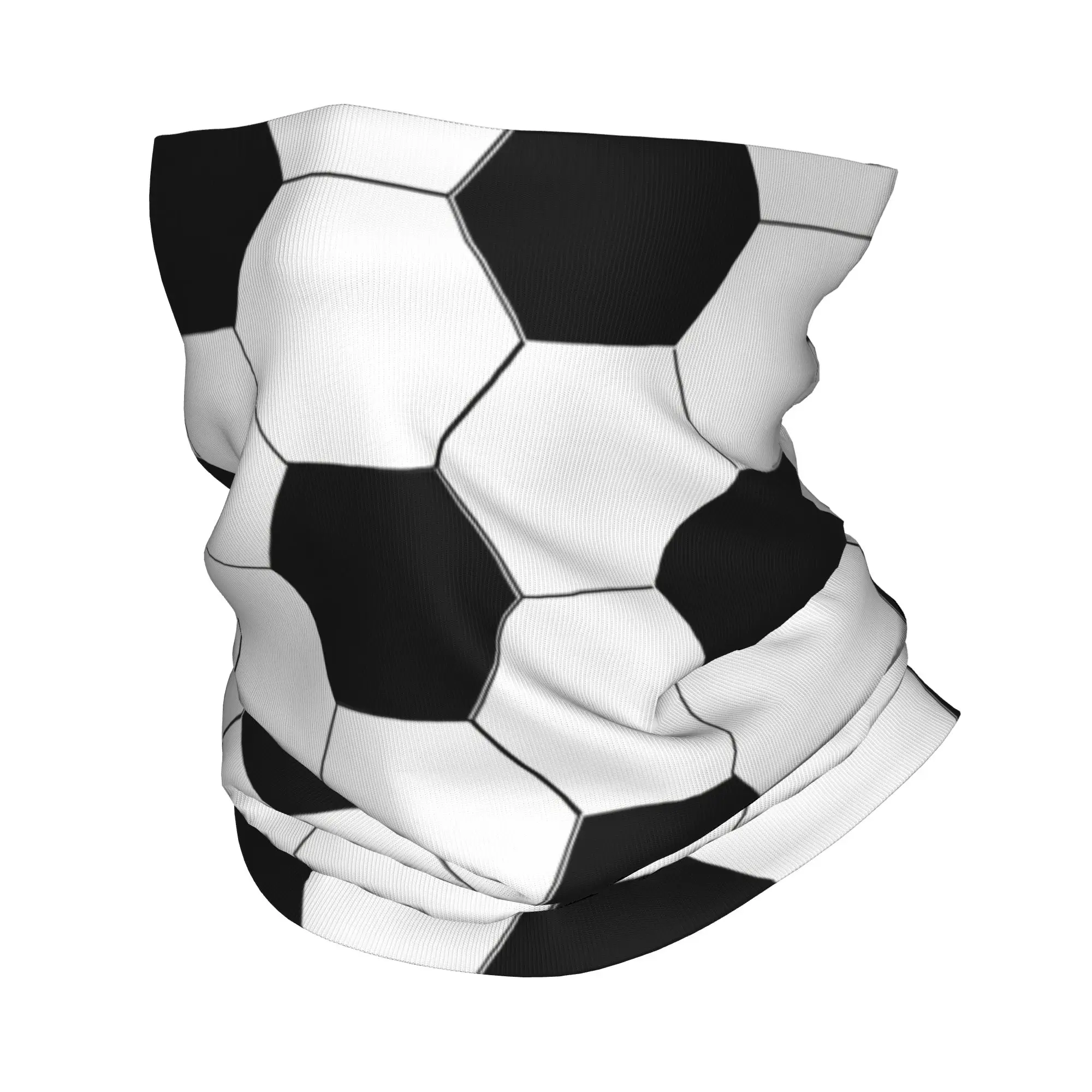 Custom Football  Soccer  Bandana Winter Neck Warmer Men Windproof Wrap Face Scarf for Hiking  Gaiter Headband