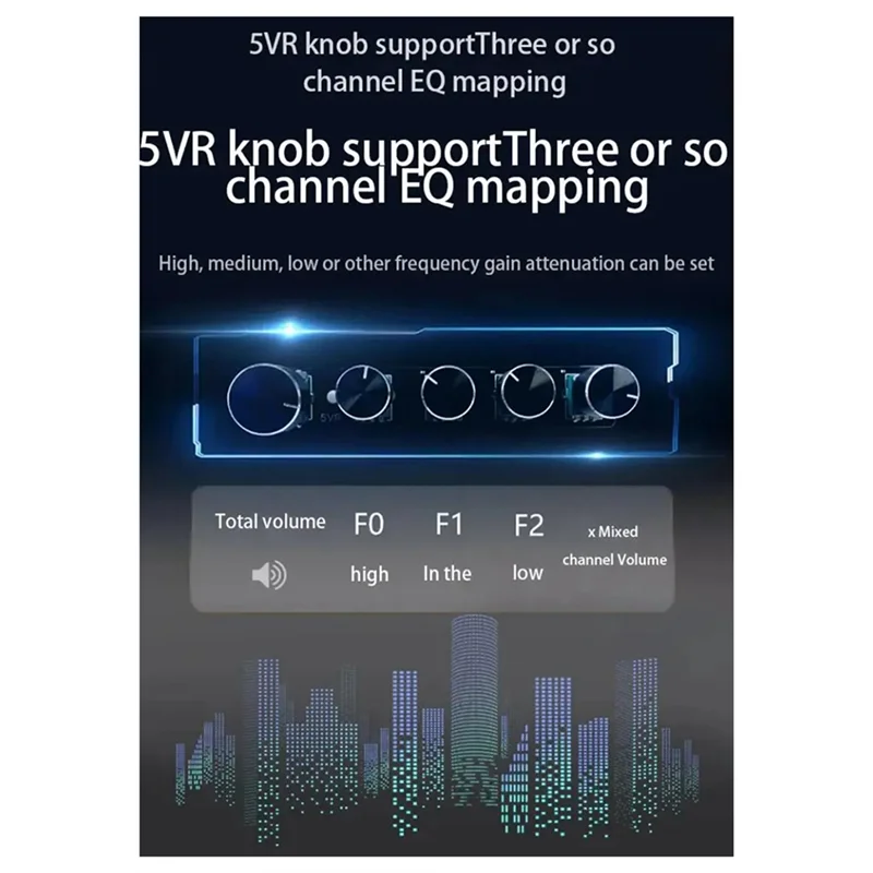 AA87 Dsp2.0 Bluetooth 5.0 Penguat Daya Stereo 15Wx2 Divisi Frekuensi Elektronik Tws Pasangan 2.0/1.1 Aux + USB Tahan Lama Mudah T