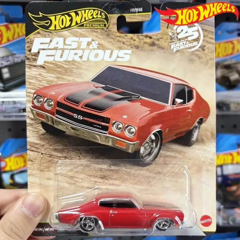 

In Stock 2026 Hot Wheels 1/64 Fast & Furious HNW46p Mazda Rx-7 Chevrolet Chevelle Honda Del Sol Collectible Diecast Car Toy Gift