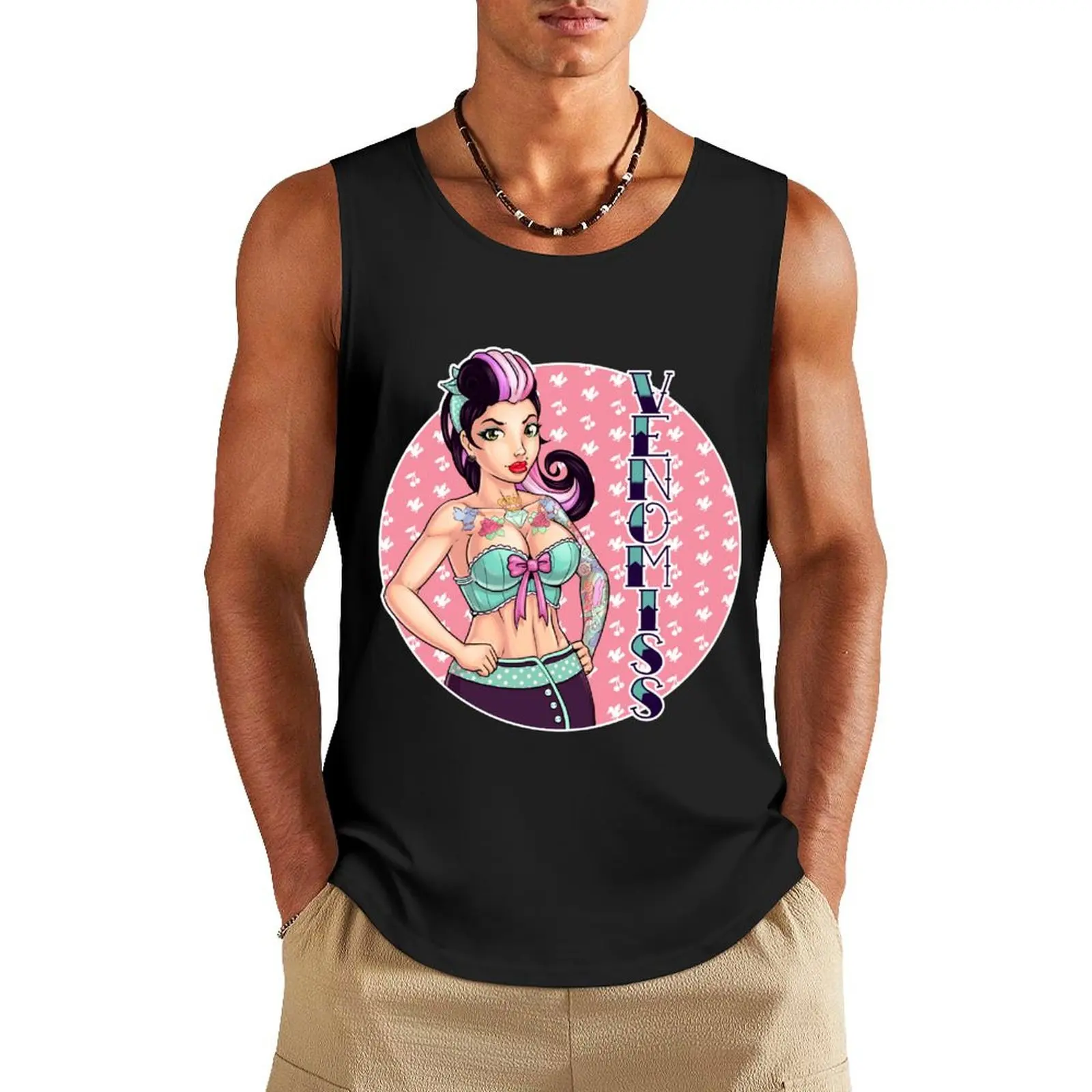 

Venomiss Logo Merch Tank Top gym shirts Vests