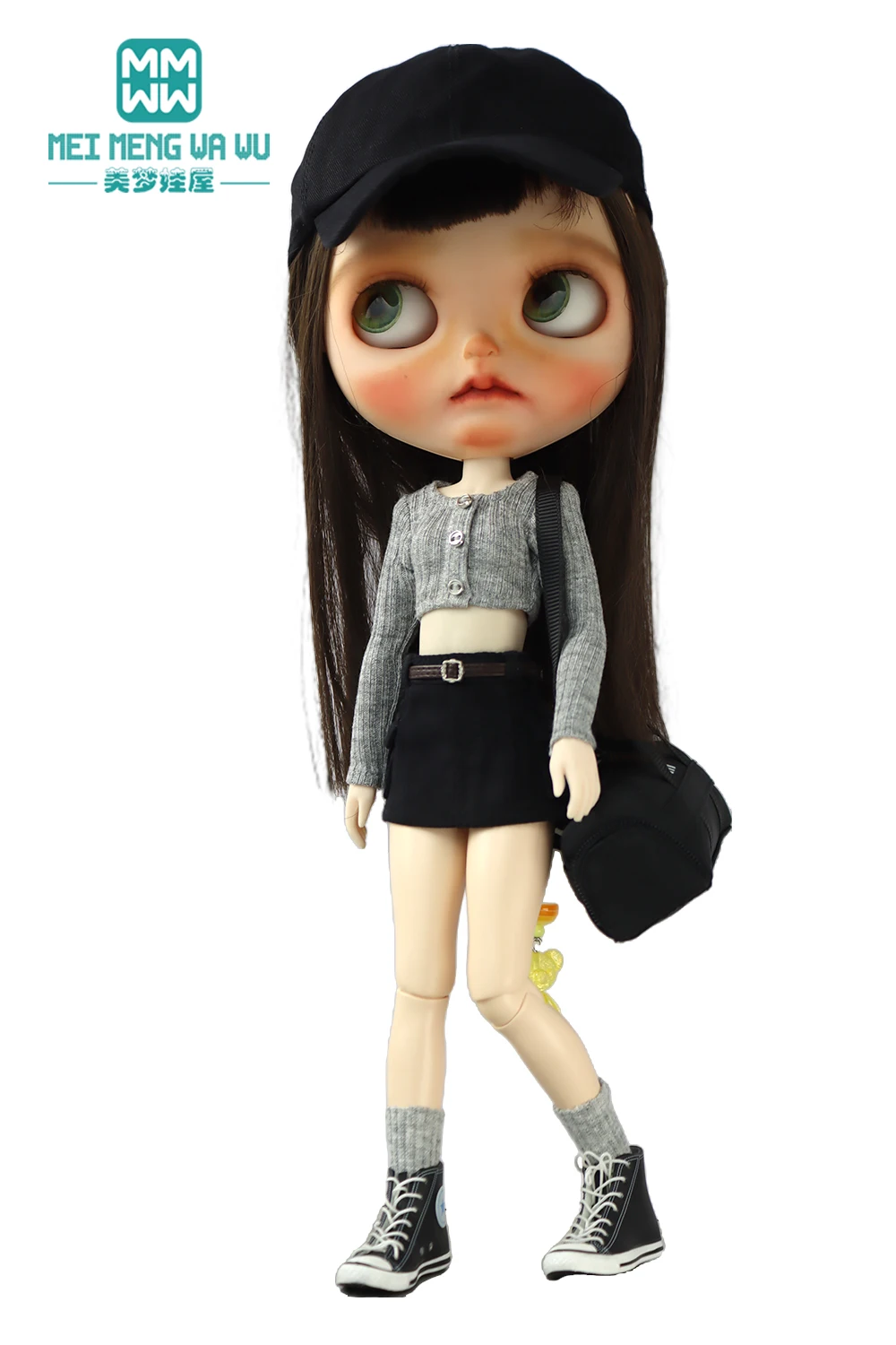 Fits Blyth Azone OB22 OB24 Doll Accessories Fashionable candy-colored knits jeans Toys Gift