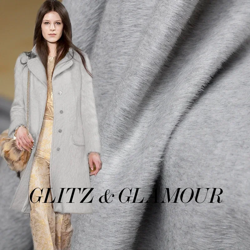 

Redraspberry светильник, шерстяное высококачественное зеленое пальто из искусственной шерсти альпака, зимнее пальто, ткань для одежды «сделай сам», бесплатная доставка