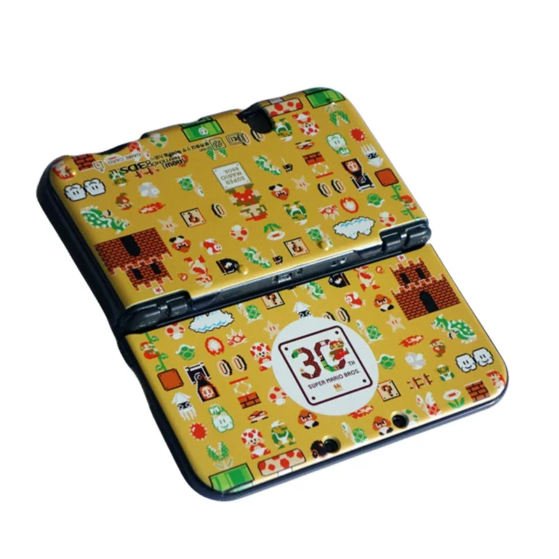 ملصقات كرتونية سوبر ماريو لنينتندو 3DS LL أنيمي الشكل الفينيل الغطاء الواقي مقاوم للماء ملحقات وحدة التحكم في الألعاب