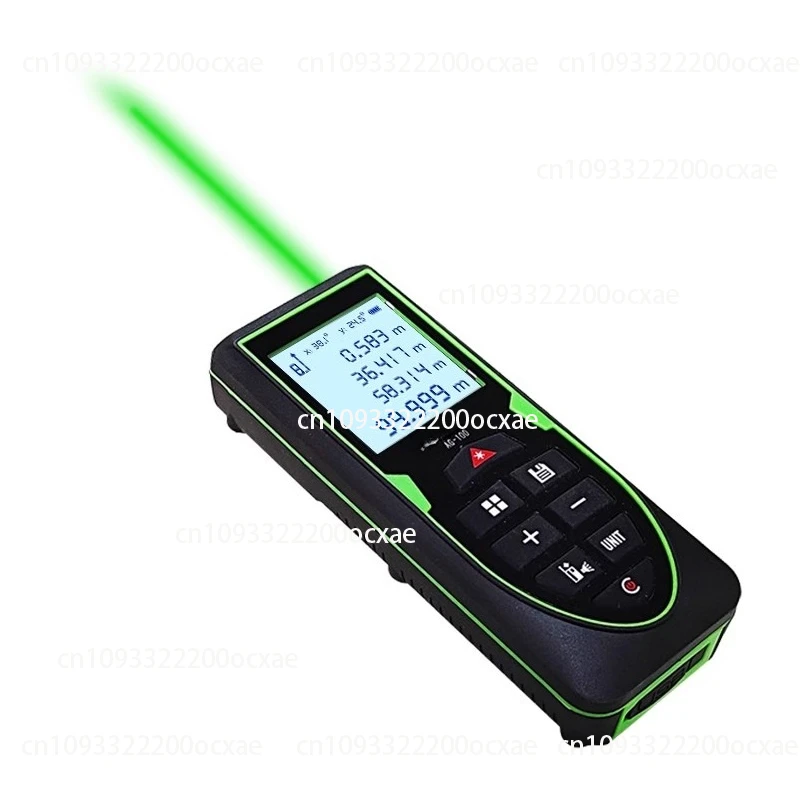 

Green light rangefinder Handheld laser high-precision infrared room measuring instrument Electronic ruler 100 meters