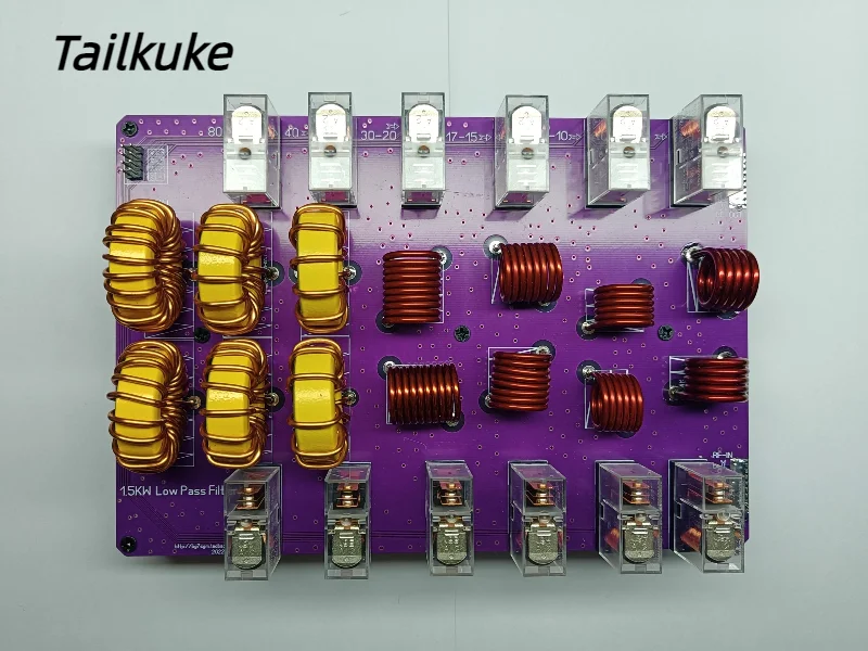 HF Low-pass Filter, 10 Band High-power Low-pass, Low Pass, Shortwave Filter, Single Sideband Radio Filtering