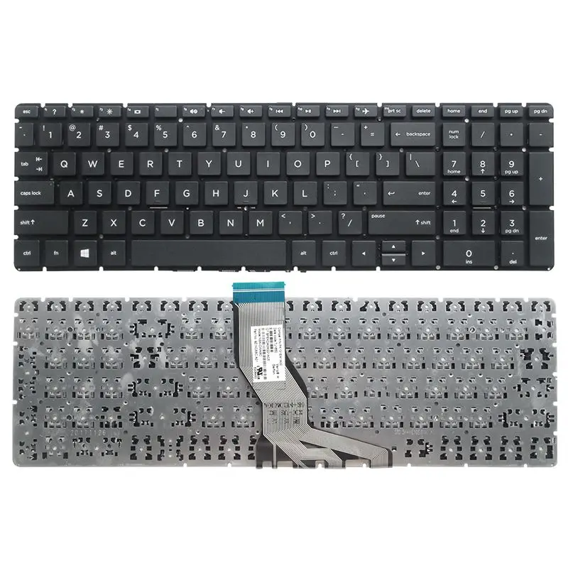 US NEW Laptop Keyboard For HP 17-AK 17-BS 17-AR 15T-BR 15Q-BY 250 G6/255 G6/256 G6/258 G6 15-BS 15-CB 15-BD 15-BP 15-CK 15-CD