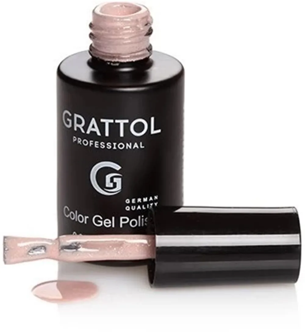 GRATTOL Professionelle Nude UV Gel Nagellack Glitter ONYX 05 Weg Tränken UV Gel Lack Matt Basis Top Mantel Semi permanant Gellak